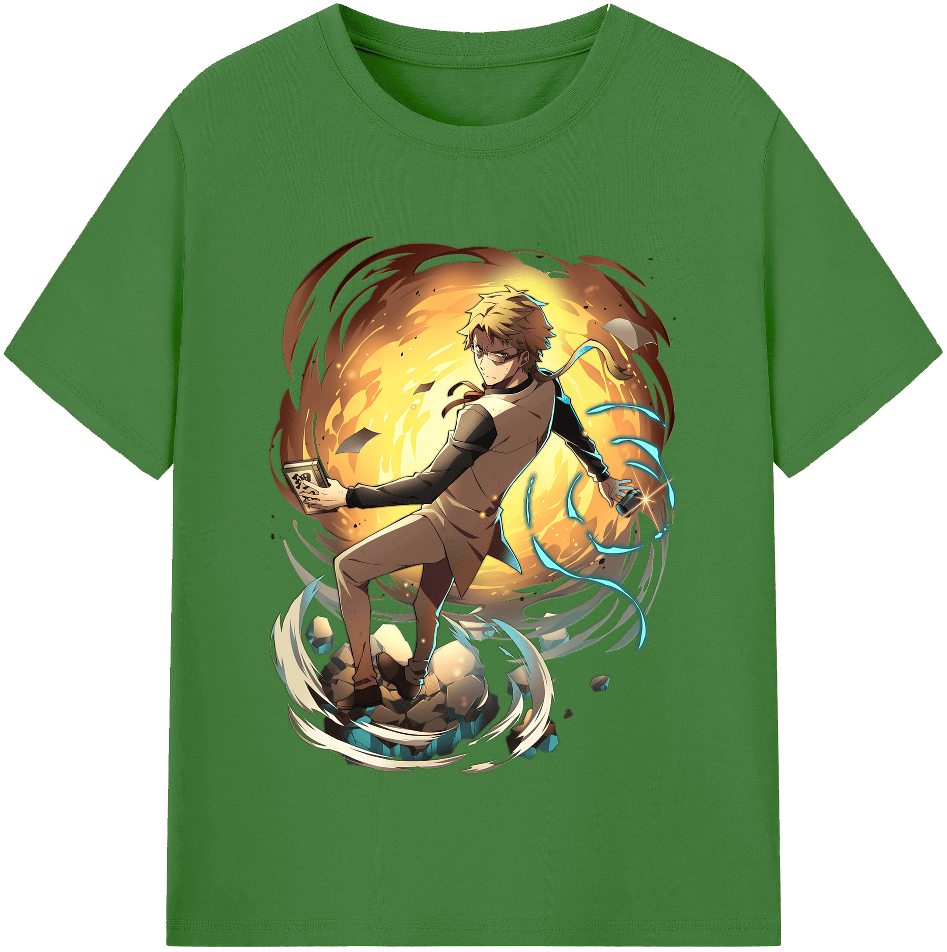 （画像用） 文豪ストレイドッグス Bungo Stray Dogs レディースカジュアルプリントTシャツ（綿100％）